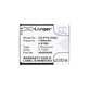 Battery for Panasonic Kx-Tu150, Kx-Tu150exr, 1300mAh, Li-Ion, 3.7V, 454854AR, HQ