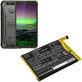 Battery for Blackview BV5500, 4000mAh, Li-Pol, 3.85V, 416078PH, HQ