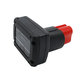 Battery for Milwaukee M12 B4 Redlithium, 4000mAh, Li-Ion, 12V, 48-11-2440, HQ