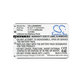Battery for Logitech Harmony 720, 780, 880, 890, 900, 950mAh, Li-Ion, 3.7V, R-IG7, HQ