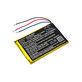 Battery for JBL Clip 2, 800mAh, Li-Pol, 3.7V, GSP383555, HQ
