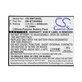 Battery for Samsung Galaxy Tab Active 2 8.0, 4050mAh, Li-Pol, 3.8V, EB-BT365BBU, HQ