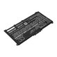 Battery for HP Pavilion 14, 15, 17, 3550mAh, Li-Pol, 11.55V, HT03XL, HQ