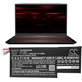 Battery for MSI GF63, MSI GF75, MSI GS63, 4500mAh, Li-Pol, 11.4V, BTY-M6K, HQ
