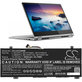 Battery for Lenovo Ideapad C340, Ideapad Flex, 2850mAh, Li-Pol, 15.36V, L18C4PF3, HQ