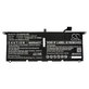 Battery for Dell XPS 13 9370, 6300mAh, Li-Ion, 7.6V, DXGH8, HQ