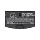 Battery for Sennheiser, 60mAh, Ni-MH, 2.4V, BA150, HQ