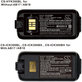Battery for Intermec CK3, CK3A, CK3X, CK3R, CK3C, CK3C1, CK3N, 5200mAh, Li-Ion, 3.7V, 318-034-001, HQ
