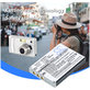 Battery for Agfa, Aosta, Avant, Benq, Minolta, Olympus, Polaroid, 600mAh, Li-Ion, 3.7V, Li-80B, HQ