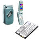 Battery for Alcatel Lollipops, 650mAh, Li-Ion, 3.7V, 3DS11080AAAA, HQ
