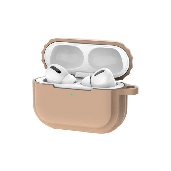 Silicone Case for AirPods 1 and 2, Sand Beige