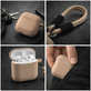 Silicone Case for AirPods 1 and 2, Sand Beige