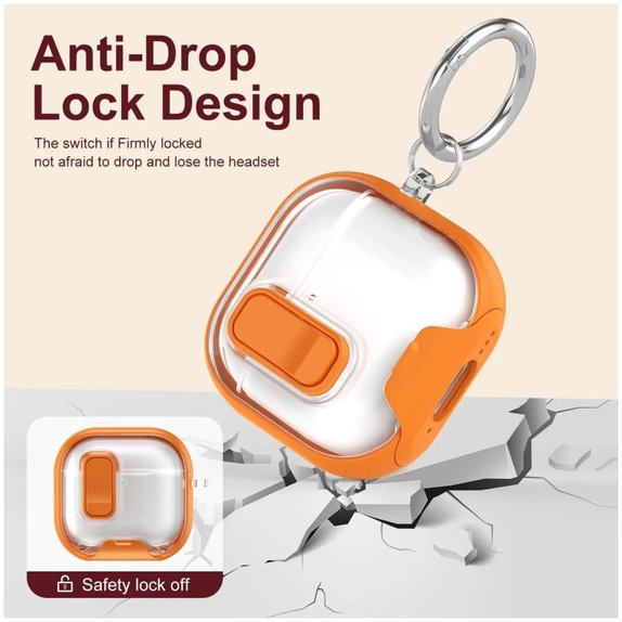 Silicone Case with Phone Stand and Carabiner for AirPods Pro 3, Black