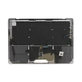 Top case keyboard frame for MacBook Pro 14", A2442 (2021), A2779 (2023), with US keyboard and battery, Space Gray, 661-32210, Genuine Apple