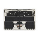 Top case keyboard frame for MacBook Air 15", A3114 (2024), with US keyboard and battery, Starlight, 661-40268, Genuine Apple