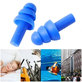 Soft Silicone Earplugs, Blue, Pair