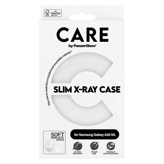 Case X-Ray for Samsung Galaxy A26 5G, Transparent, PanzerGlass