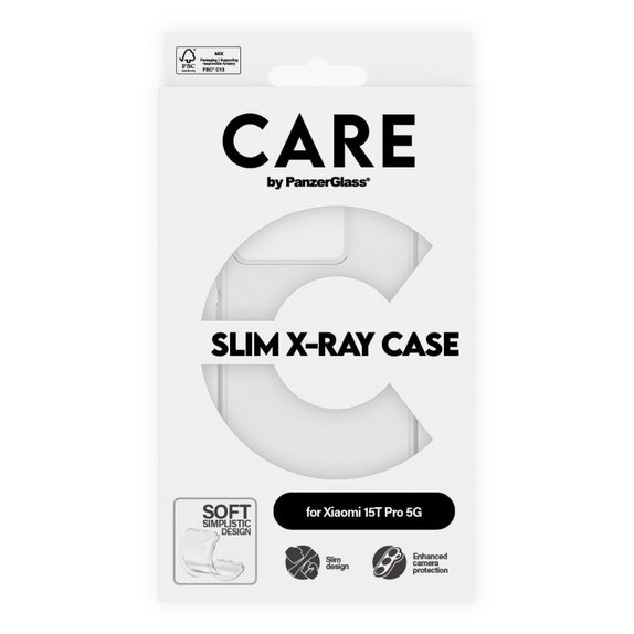 Case X-Ray for Xiaomi 15T Pro 5G, Transparent, CARE