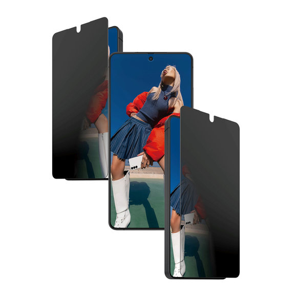 PanzerGlass - UWF 2-Way Privacy Tempered Glass with Applicator for Samsung Galaxy S26 Ultra, clear