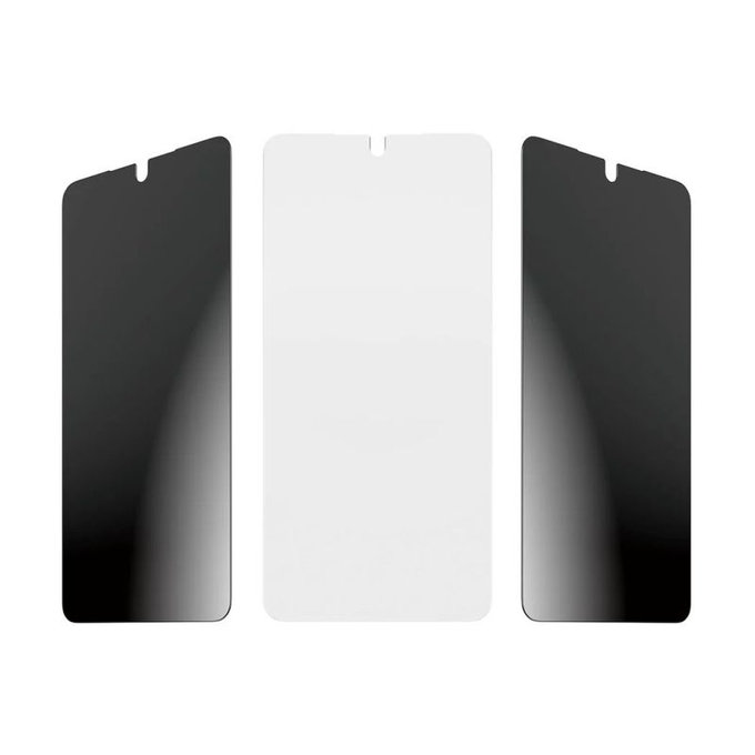 PanzerGlass - UWF 2-Way Privacy Tempered Glass with FASTFIT In-A-Box for Samsung Galaxy S26+, clear