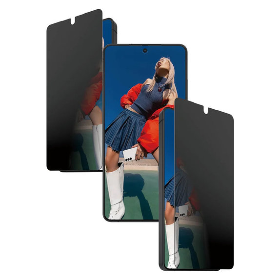 Tempered Glass UWF 2-Way Privacy with FASTFIT In-A-Box for Samsung Galaxy S26 Ultra, Clear, PanzerGlass