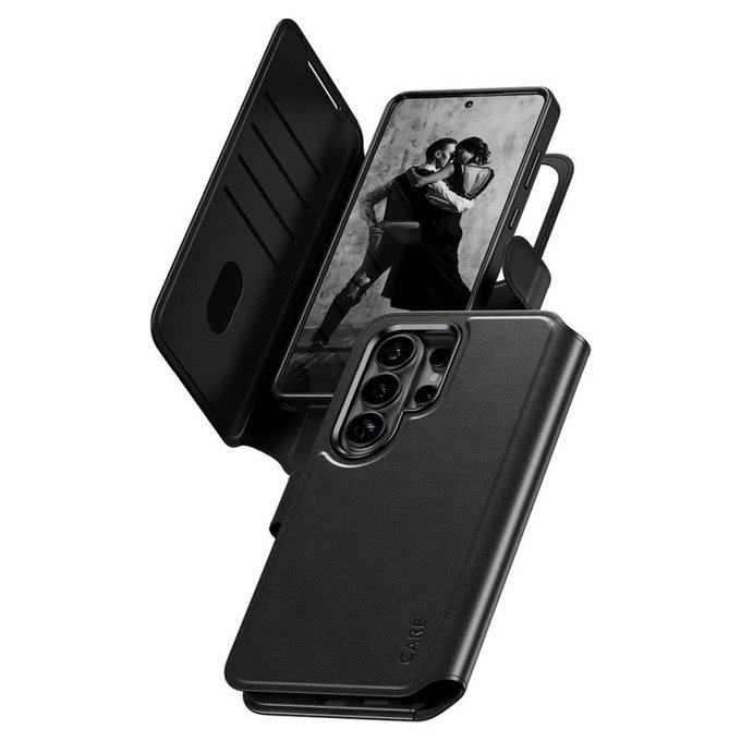 Case Wallet Tango Two-In-One with QI for Samsung S26 Ultra, Black, CARE