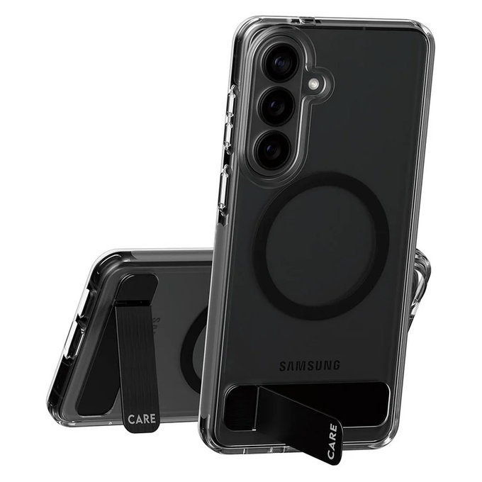 Case Kickstand with Black QI for Samsung Galaxy S26+, Black, PanzerGlass