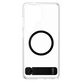 Case Kickstand with Black QI for Samsung Galaxy S26 Ultra, Transparent, PanzerGlass
