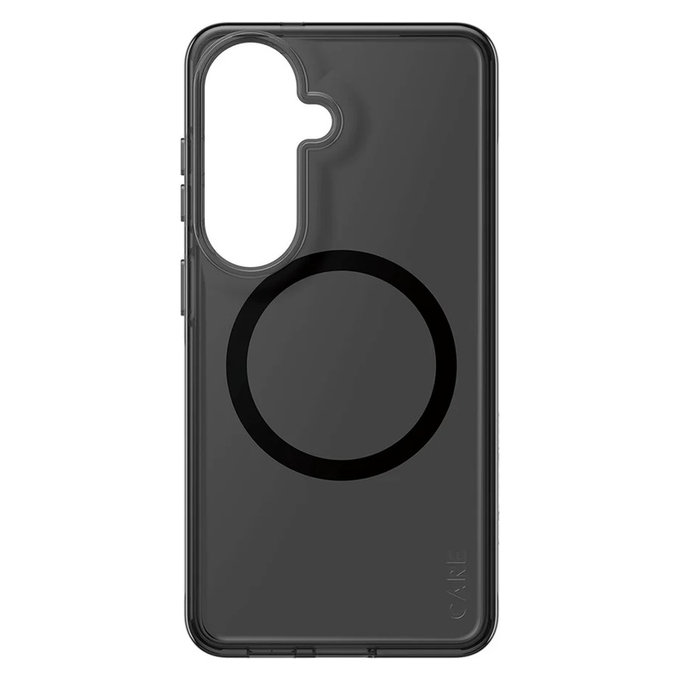 Case Smokey with Black QI for Samsung Galaxy S26, Black, PanzerGlass