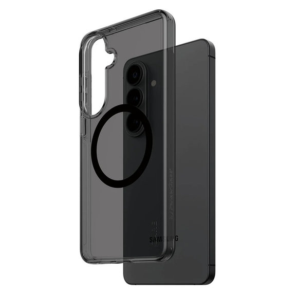 Case Smokey with Black QI for Samsung Galaxy S26+, Black, PanzerGlass