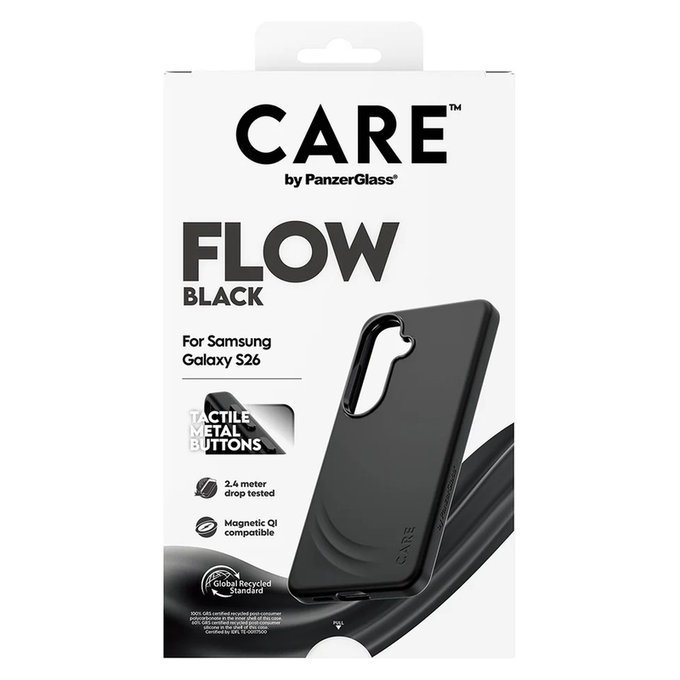 Case FLOW with QI for Samsung Galaxy S26, Black, PanzerGlass
