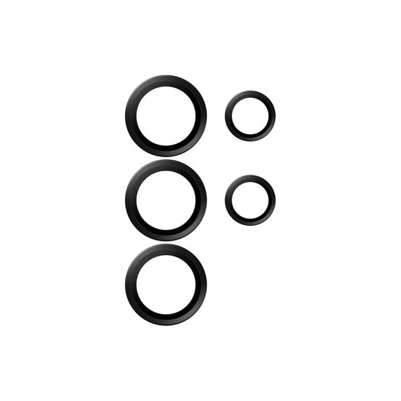 Hoops Ceramic II Camera Lens Protector for Samsung S26 Ultra, Black, PanzerGlass