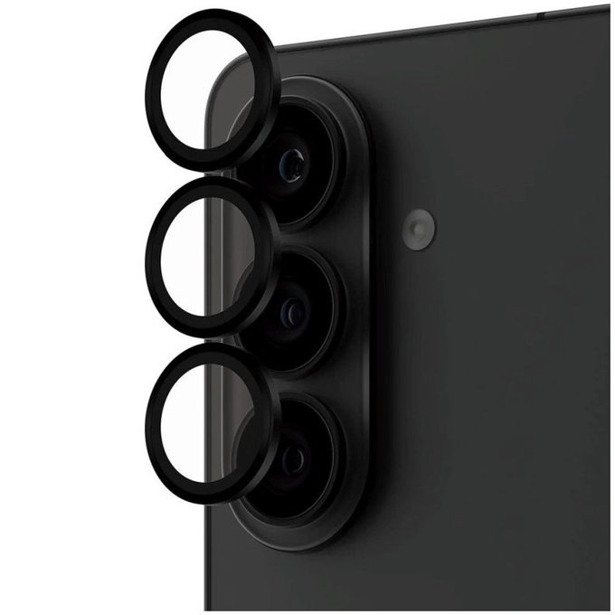 Hoops Camera Lens Protector for Samsung S26/S26+, Black, PanzerGlass