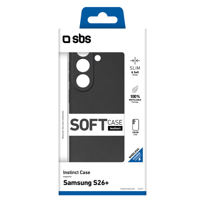 SBS - Case Instinct for Samsung Galaxy S26+, black