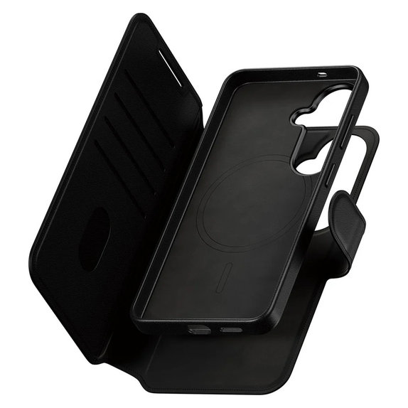 Case Tango Wallet Two-In-One with QI for Samsung Galaxy S26, Black, PanzerGlass