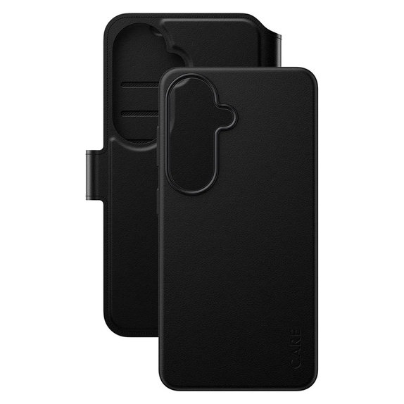 Case Tango Wallet Two-In-One with QI for Samsung Galaxy S26, Black, PanzerGlass