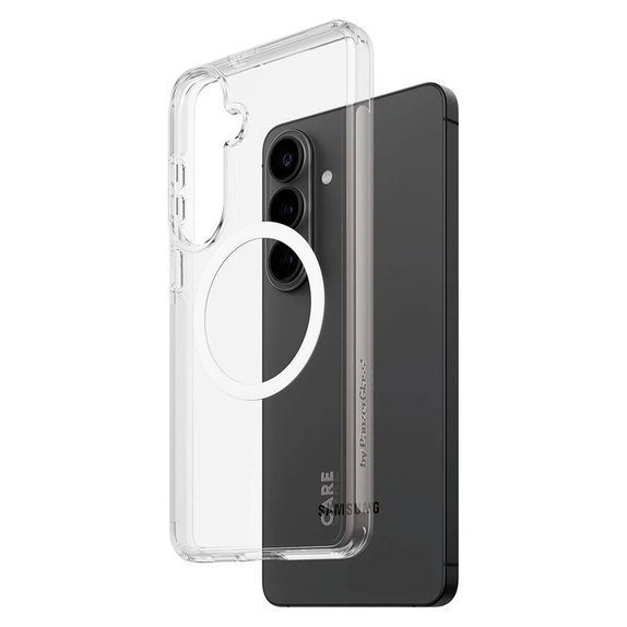Case Urban Explorer with White QI for Samsung Galaxy S26+, Transparent, PanzerGlass
