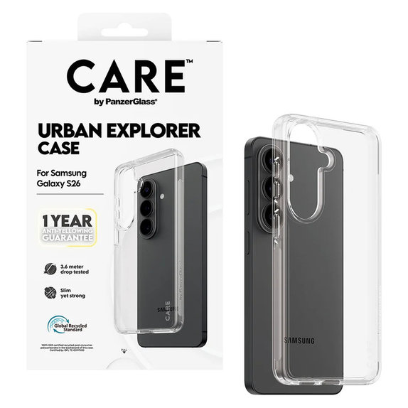 Case Urban Explorer for Samsung Galaxy S26, Transaparentná, PanzerGlass