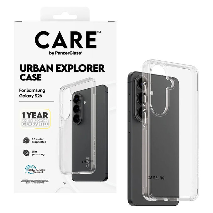 Case Urban Explorer for Samsung Galaxy S26, Transaparentná, PanzerGlass
