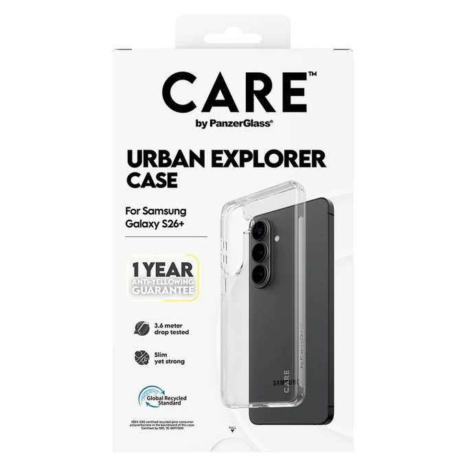 Case Urban Explorer for Samsung Galaxy S26+, Transaparentná, PanzerGlass