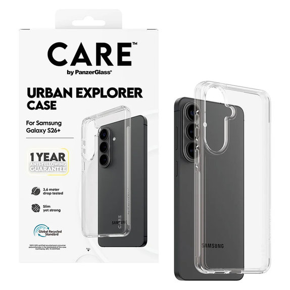 Case Urban Explorer for Samsung Galaxy S26+, Transaparentná, PanzerGlass