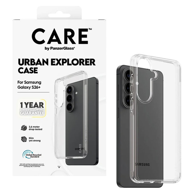 Case Urban Explorer for Samsung Galaxy S26+, Transaparentná, PanzerGlass