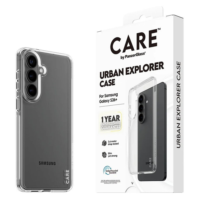 Case Urban Explorer for Samsung Galaxy S26+, Transaparentná, PanzerGlass