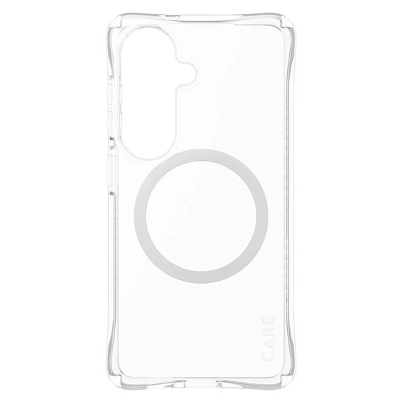 Case Samba with White QI for Samsung Galaxy S26, Transparent, PanzerGlass