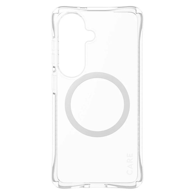Case Samba with White QI for Samsung Galaxy S26, Transparent, PanzerGlass