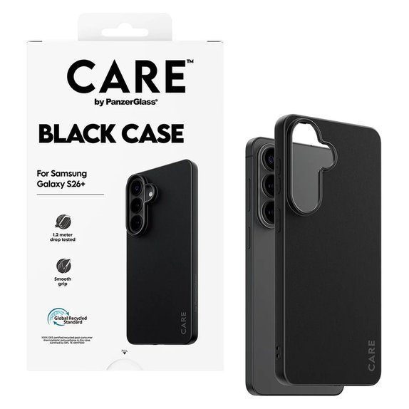 Case TPU for Samsung Galaxy S26+, Black, PanzerGlass