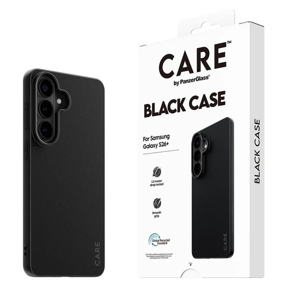 Case TPU for Samsung Galaxy S26+, Black, PanzerGlass