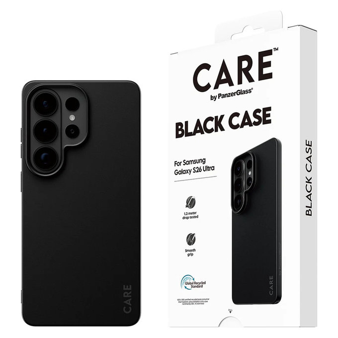 Case TPU for Samsung Galaxy S26 Ultra, Black, PanzerGlass