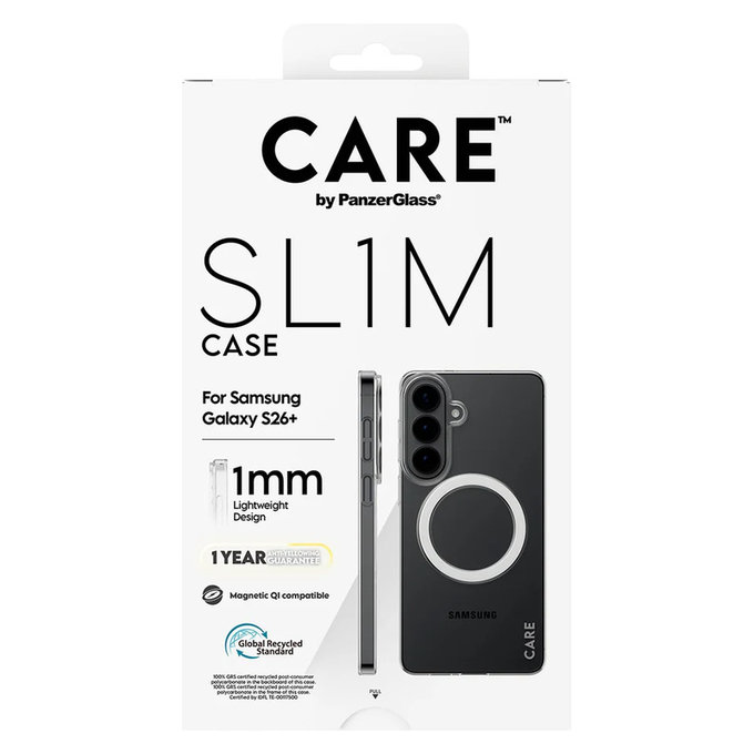 Case SL1M for Samsung Galaxy S26+, Transparent, PanzerGlass