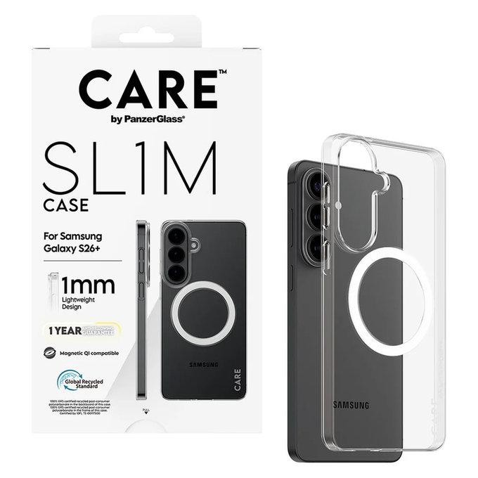 Case SL1M for Samsung Galaxy S26+, Transparent, PanzerGlass
